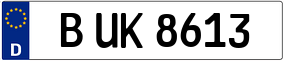 Truck License Plate